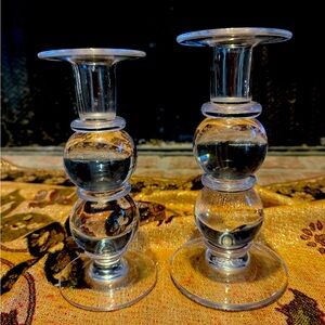 Simon Pearce Hartland Candlesticks